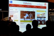 Presentación del portal web Practica español