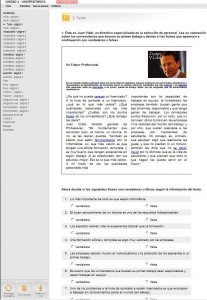 Texto screen