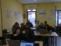 Diez personas de siete nacionalidades distintas participaron en el taller de informática