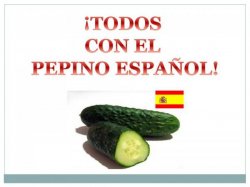 Todos con el pepino español
