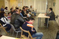 Charla informativa de Caja España para el CIL de Briviesca