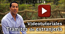 Trámites de extranjería en videotutoriales